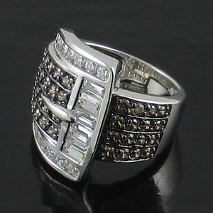 1.57ct Absolute Sterling "Buckle" Ring